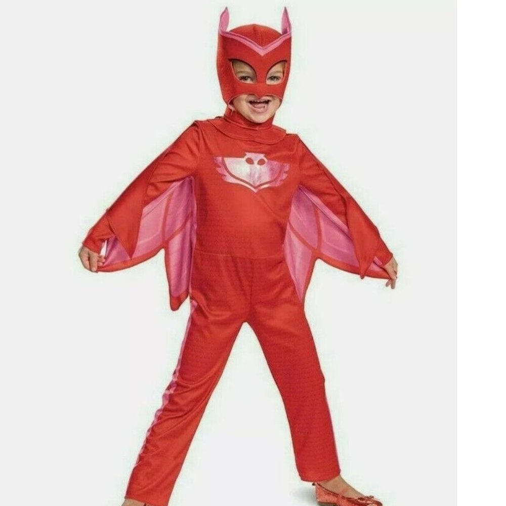 PJ Masks Owlette Toddler Halloween Costume  Size Small 2T Disguise NIP
